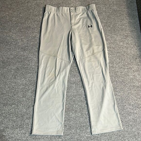 Grey Under Armour Baseball Pants - Picture 1 of 7